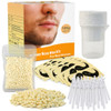 Wokaar Nose Wax Kit For Men And Women 100G Wax 30 Applicators 15 20 Uses Painless Nasal And Ear Hair Removal Fast 3 Min Removal Safe Hair