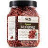 Roots Circle Usda Organic Dried Goji Berries 14.1Oz Jar 1 Pack Bulk Supply Of Goji Berry Fruit Superfood Naturally Rich In Antioxidants To