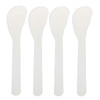 50Pcs Transparent Premium Plastic Cosmetic Spatula Makeup Scoop Mask Spoon Frosted Tip Disposable And Reusable Beauty Tool For Diy Makeup