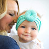 Qandsweet Baby Headbands Circle Bows Knotted Soft Silk Nylon Hairband