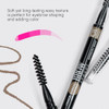 Vivienne Sabó Brow Arcade Eyebrow Pencil Ultra Fine Tip For Hair Like Strokes Smudge Proof Natural Finish Built In Spoolie Brush Shade 01