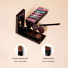 Music Flower 3 In 1 Eyebrow Gel And Eyeliner Waterproof Smudge Proof Long Wear Black Plus Brown With Brush