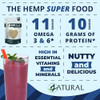 Zatural Hemp Hearts 100 Percent Pure Raw Hulled Hemp Seeds Naturally Grown Non Gmo Vegan Omega Rich Plant Protein For Smoothies Salads