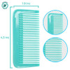 Qitimir Colorful Fine Tooth Hair Comb Set Kids Comb Pocket Combs 5 Colors In Pack Inc Hair Combs For Women Men And Kids Blue Red Green