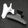 24Pcs Large Butterfly Hair Clamps Black And White Plastic Clip Hairdressing Tray Hair Positioning Hairpin