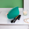 Small Makeup Bag By Pudinbag The Premium Silicone Purse Bag Vegan Hygienic Eco Friendly Water And Heat Resistant Teal