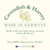 Cavendish And Harvey Raspberry And Peach Filled Hard Candy Drops 6 Ounce Tin