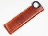 Chicago Comb Model 1 Carbon Fiber Comb Plus English Tan Horween Leather Sheath Made In Usa Ultimate Pocket And Travel Comb Smooth Strong And