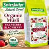 Seitenbacher Natural Cereal Organic Muesli Raspberry And Blackberry 13.2 Oz Usda Organic Musli With Berries Breakfast Cereal For Yogurt Or