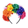Dreamlily Rose Flower Crown Headband Halloween Party Costume Headpiece Nc26 Rainbow Colorful