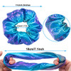 Tatuo 24 Pieces Hair Scrunchies For Girls Rainbow Colors Satin