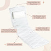 Our Full Body Bath Pillow Ideal Bathtub Accessory For Relaxing Bath Gifts For Women
