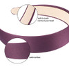 Blulu 8 Pcs Satin Headbands For Women Girl 1 Inch Hard Headband Multicolor