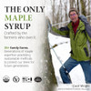 Maple Valley Organic Pure Maple Syrup Dark And Robust 8Oz Glass Bottle