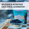 Zego Organic Muesli Cereal Cinnamon Twist Gluten Free 13 Oz Oats Dates Apples Ceylon Cinnamon Pumpkin And Sunflower Seeds No Cook Overnight
