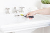 Radius Toothbrush Flex Brush Soft Bristles Right Handed Black Brush With White Bristles Bpa Free And Ada Accepted Pack Of 1 Package May Vary
