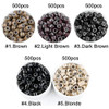 Gotdya 2500Pcs 5Mm Hair Extention Beads Silicone Lined Micro Rings
