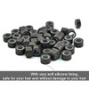 Gotdya 2500Pcs 5Mm Hair Extention Beads Silicone Lined Micro Rings