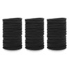 Tecunite 200 Pcs Small Thin Elastics Hair Ties Bulk 1.4 Inch Black