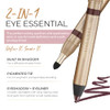 Artisan L Uxe Beauty Velvet Jumbo Eyeliner Tempt Deep Plum With Free Sharpener Blendable Makeup For Smokey Eyes Waterproof Smudge Proof