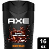 Axe Men S Body Wash Dark Temptation 3 Pack 12H Refreshing Chocolate Scent 16 Fl Oz Ea