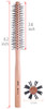Perfehair Small Round Brush For Short Hair 1 Inch Mini Quiff Roller For Women And Men Best For Thin Hair Bangs Beard Styling Lifting Curling