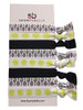Sportybella Tennis Hair Accessories For Girls Black White No Crease Hair Ties Or Elastics Tennis Inspired Design For Players Stylish Hair