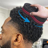 Fiabc Big Holes And Big Size Barber Hair Brush Sponge Dreads Locking Twist Afro Curl Coil Wave Hair Care Tool 1 Pack