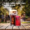 Coca Cola Zero Sugar Soda Soft Drink Mini Cans 7.5 Fl Oz 10 Pack