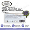 Violet Bouquet Clean Bar Soap By South Of France Clean Body Care Triple Milled French Soap With Organic Shea Butter Plus Essential Oils