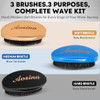 Hair Brush For Men Soft Wave Brush Boar Bristle Hair Brush For 360 Waves
