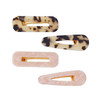 Resin Tortoise Leopard Print Hair Clips And Barrettes 4 Pack Women S Accessories