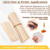 Gigi Fine And Petite Wax Applicator Sticks Face And Brows Hair Removal 200 Ct