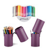 Narwey Makeup Brush Holder Travel Brushes Case Bag Cup Storage Dustproof For Women Purple