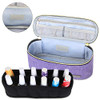 Luxja Nail Polish Organizer Holds 12 Bottles Purple