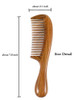 Louise Maelys 2 Pack Wooden Hair Combs Wide And Fine Tooth Wooden Comb