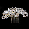 Doubnine Wedding Hair Combs Silver Gold Rhinestones Crystal Vintage Headpiece Wedding Bridal Women Bridesmaid Decorative Hair Accessories