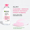 Garnier Micellar Cleansing Water, For All Skin Types, 13.5 fl oz + Micellar Cleansing Water, For Waterproof Makeup, 3.4 fl oz
