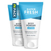 Super Fresh Body Powder Lotion Talc Free Anti Chafing No Mess 4Oz 2 Pack