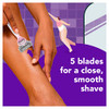 Joy Womens Razor Blade Refills 8 Count Purple Lubrastrip To Help Avoid Skin Irritation