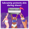 Joy Womens Razor Blade Refills 8 Count Purple Lubrastrip To Help Avoid Skin Irritation