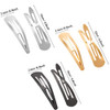 Geyoga 30 Pcs 4 Inch Large Metal Snap Hair Clips Snap Barrette For Women