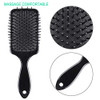 Siquk 6 Pieces Hair Brush Comb Set Paddle Brush Detangle Hair Brush And Black Combs For Men And Women Wet Dry Curly And Straight Hair