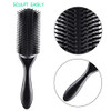 Siquk 6 Pieces Hair Brush Comb Set Paddle Brush Detangle Hair Brush And Black Combs For Men And Women Wet Dry Curly And Straight Hair
