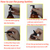 Zmybcpack 8 Pack 8Oz Empty Plastic Pump Lotion Bottles Amber Pump Bottles