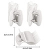 Syhood 12 Pcs Hot Roller Clip For Curler Claw Clip Replace White