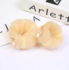 Dnhcll Set Of 2 Beige Magic Hair Styling Styler Hot Hair Donut Bun Ring Styler Maker For Women Lady Girls 1 Large Plus 1 Small