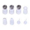 Qiqibaby Replacement Tips Filters Cottons For Diamond Microdermabrasion Vacuum Peeling Skin Rejuvenation 3 Diamond Tips Plus 3 Vacuum Heads