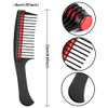 Leinuosen 3 Pack Hair Comb With Roller Detangling Color Comb Red