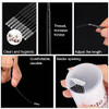 Dming 200Pcs Micro Applicators Brushes Mini Cotton Swabs Remove Grafted Eyelash Glue Dedicated Brush Disposable Microswabs For Eyelash